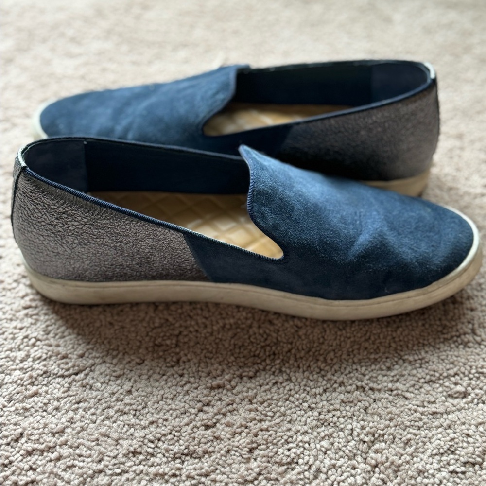Birdies The Swift in blue suede